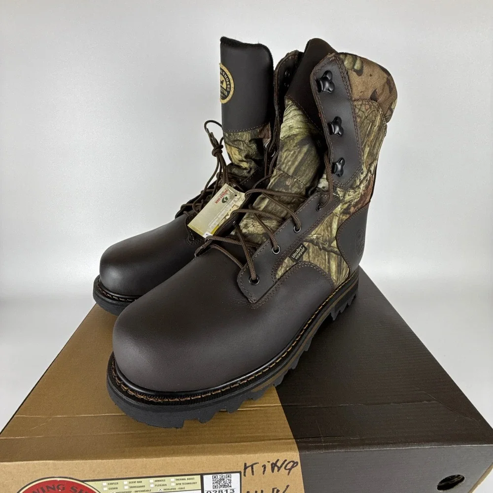 Irish Setter Gunflint II 2813 Mens Hunting Boots 1000g‎ Insulated 14 EE Camo